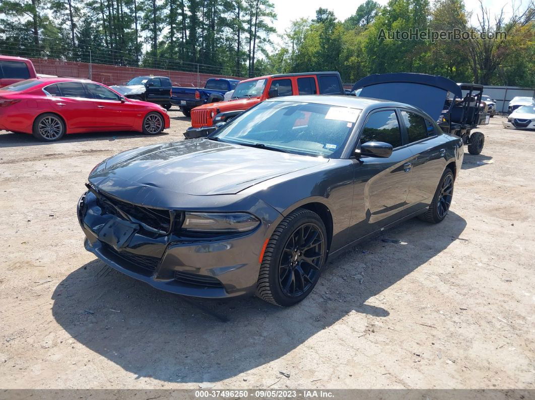 2018 Dodge Charger Sxt Rwd Серый vin: 2C3CDXBG2JH337727