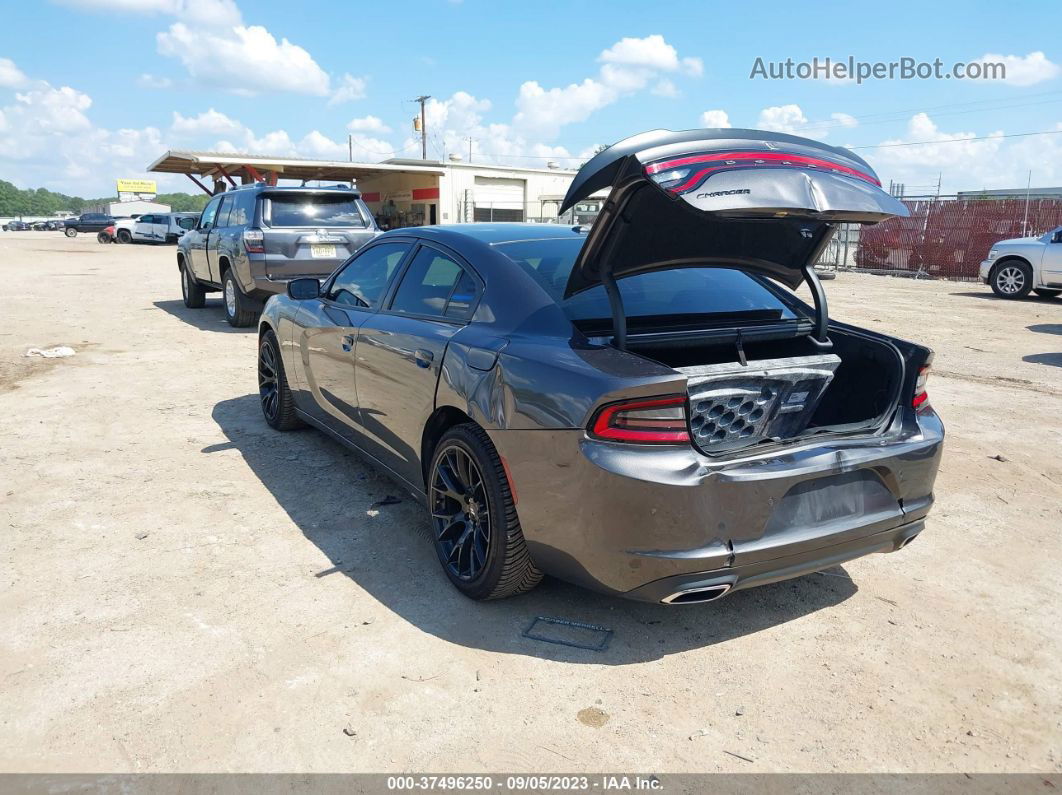 2018 Dodge Charger Sxt Rwd Серый vin: 2C3CDXBG2JH337727