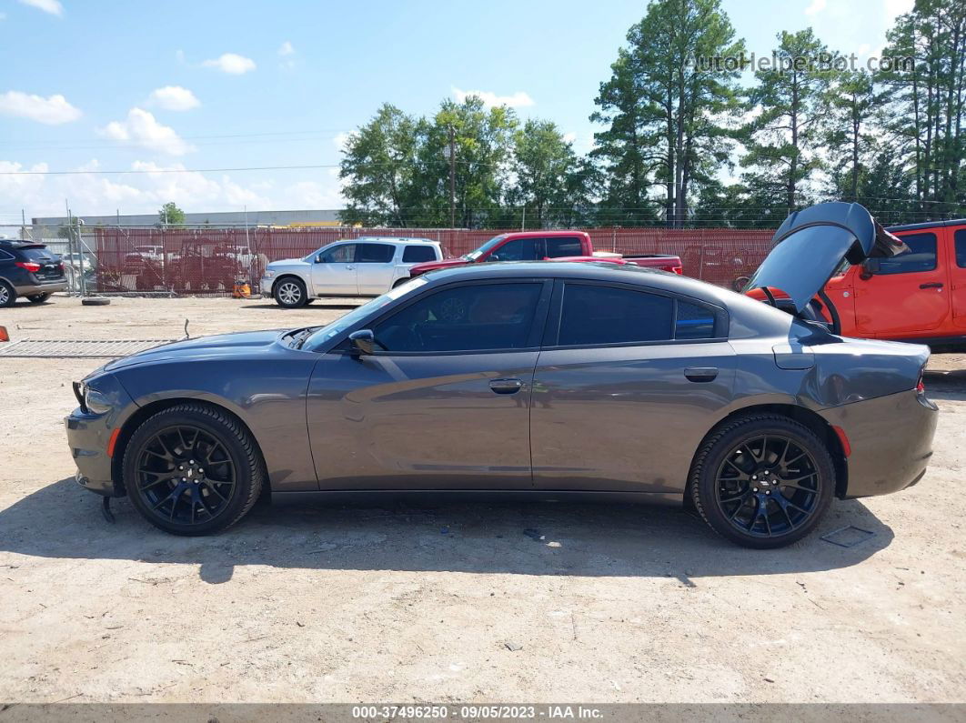 2018 Dodge Charger Sxt Rwd Серый vin: 2C3CDXBG2JH337727