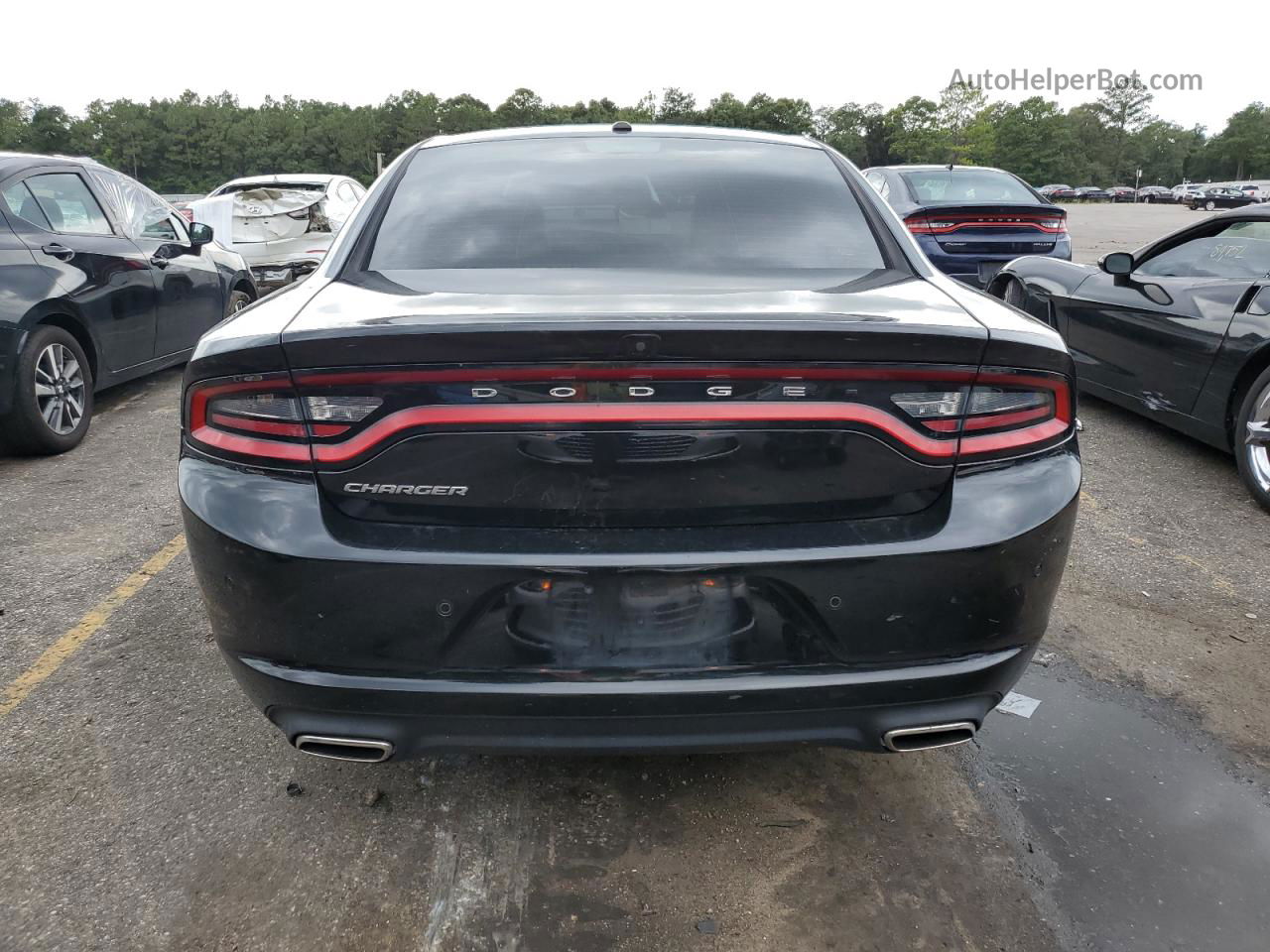 2021 Dodge Charger Sxt Черный vin: 2C3CDXBG2MH584248