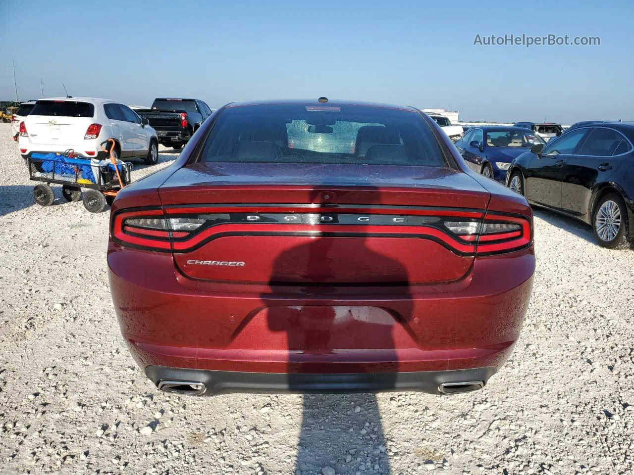 2021 Dodge Charger Sxt Burgundy vin: 2C3CDXBG2MH624764