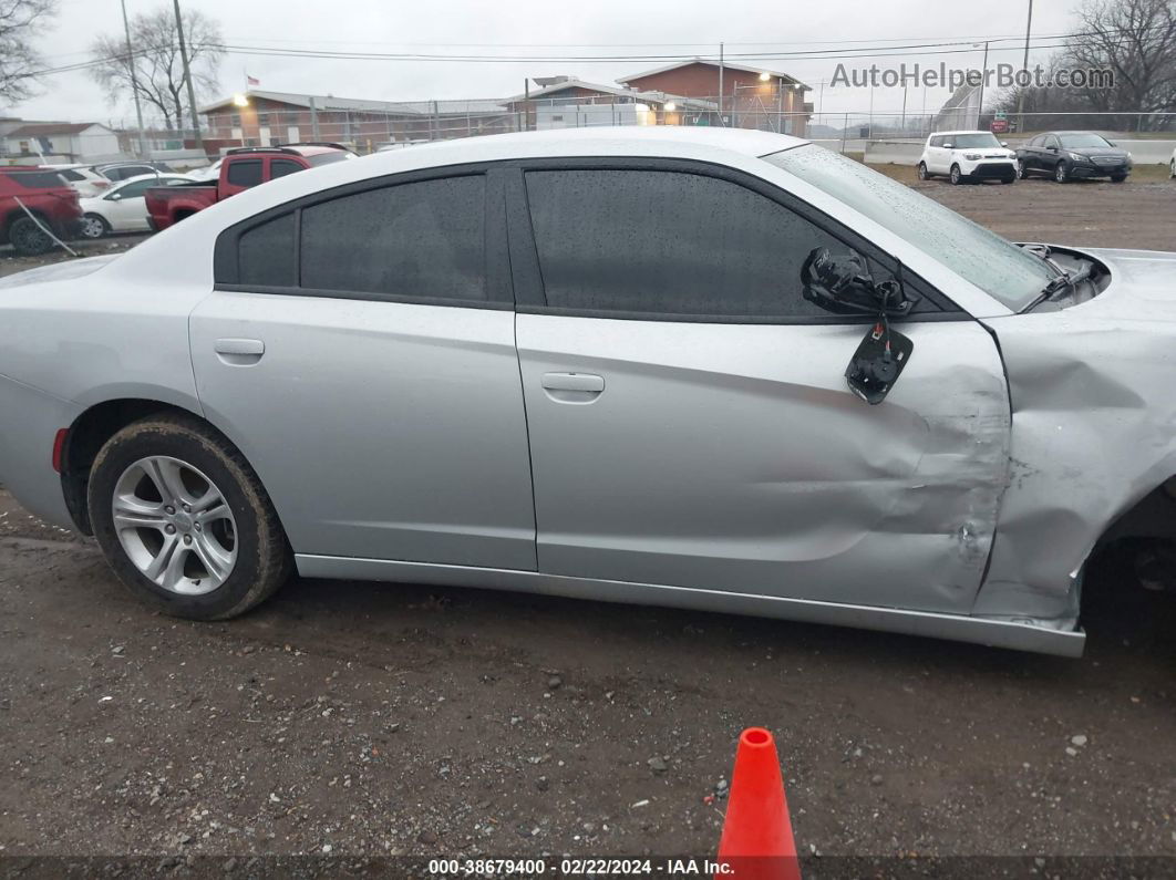 2021 Dodge Charger Sxt Rwd Серебряный vin: 2C3CDXBG2MH632332