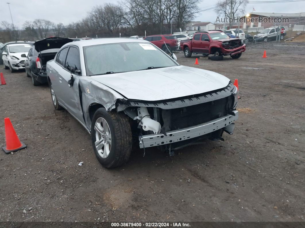 2021 Dodge Charger Sxt Rwd Серебряный vin: 2C3CDXBG2MH632332