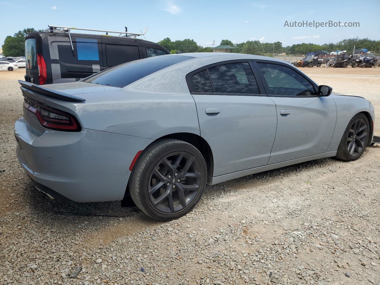 2021 Dodge Charger Sxt Серый vin: 2C3CDXBG2MH659899