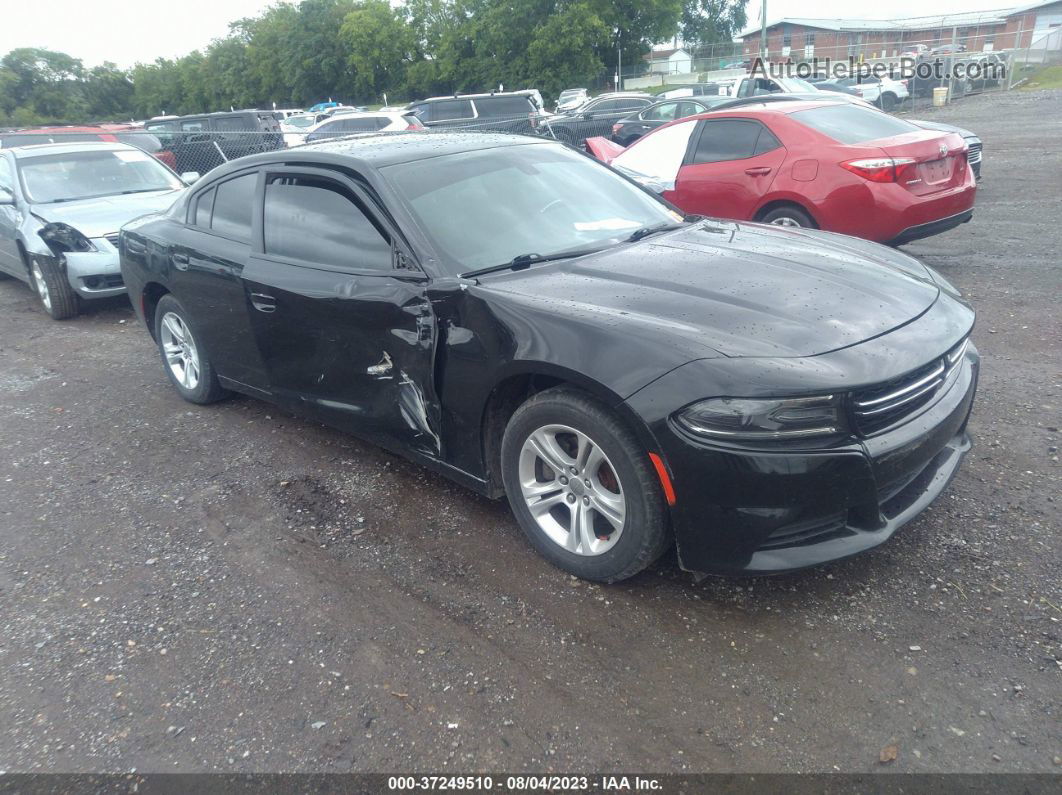 2016 Dodge Charger Se Black vin: 2C3CDXBG3GH109762