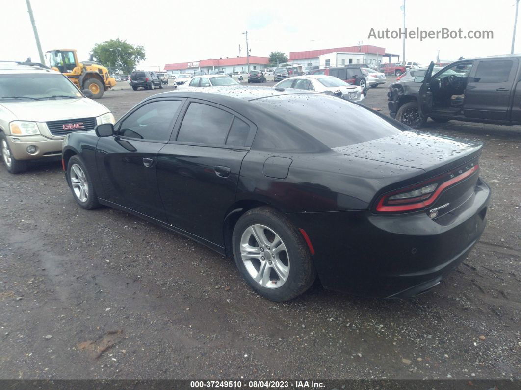 2016 Dodge Charger Se Black vin: 2C3CDXBG3GH109762