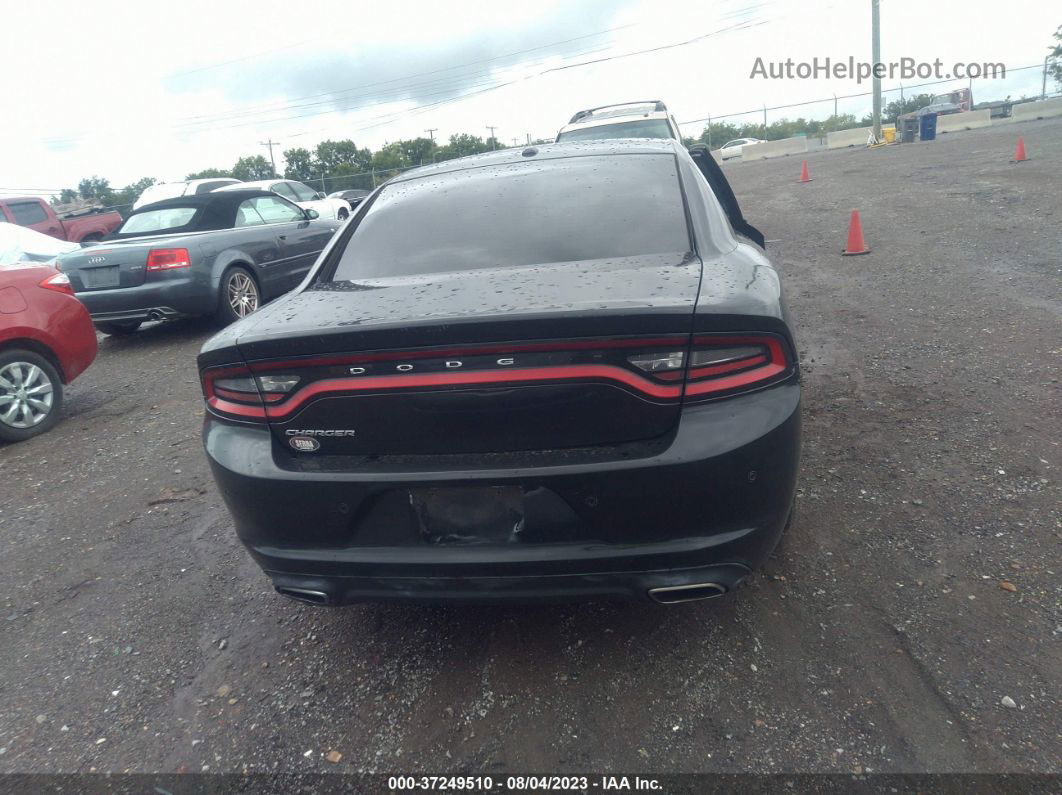 2016 Dodge Charger Se Black vin: 2C3CDXBG3GH109762