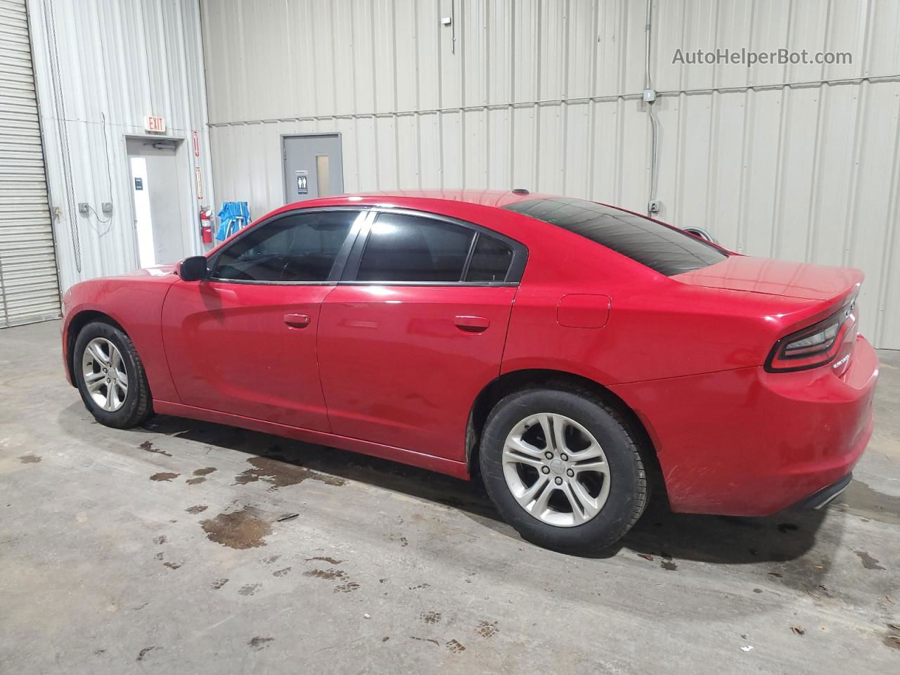 2016 Dodge Charger Se Red vin: 2C3CDXBG3GH109924