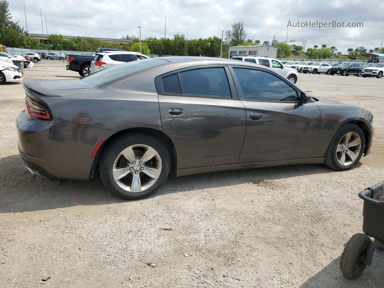 2016 Dodge Charger Se Gray vin: 2C3CDXBG3GH166849