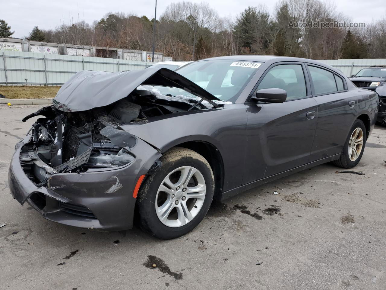 2016 Dodge Charger Se Gray vin: 2C3CDXBG3GH188107