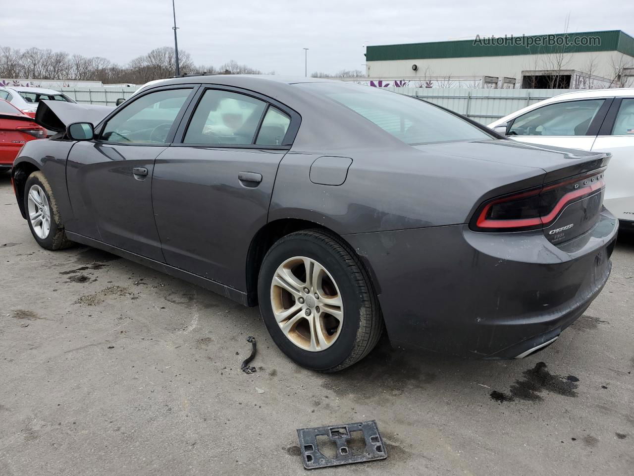 2016 Dodge Charger Se Gray vin: 2C3CDXBG3GH188107