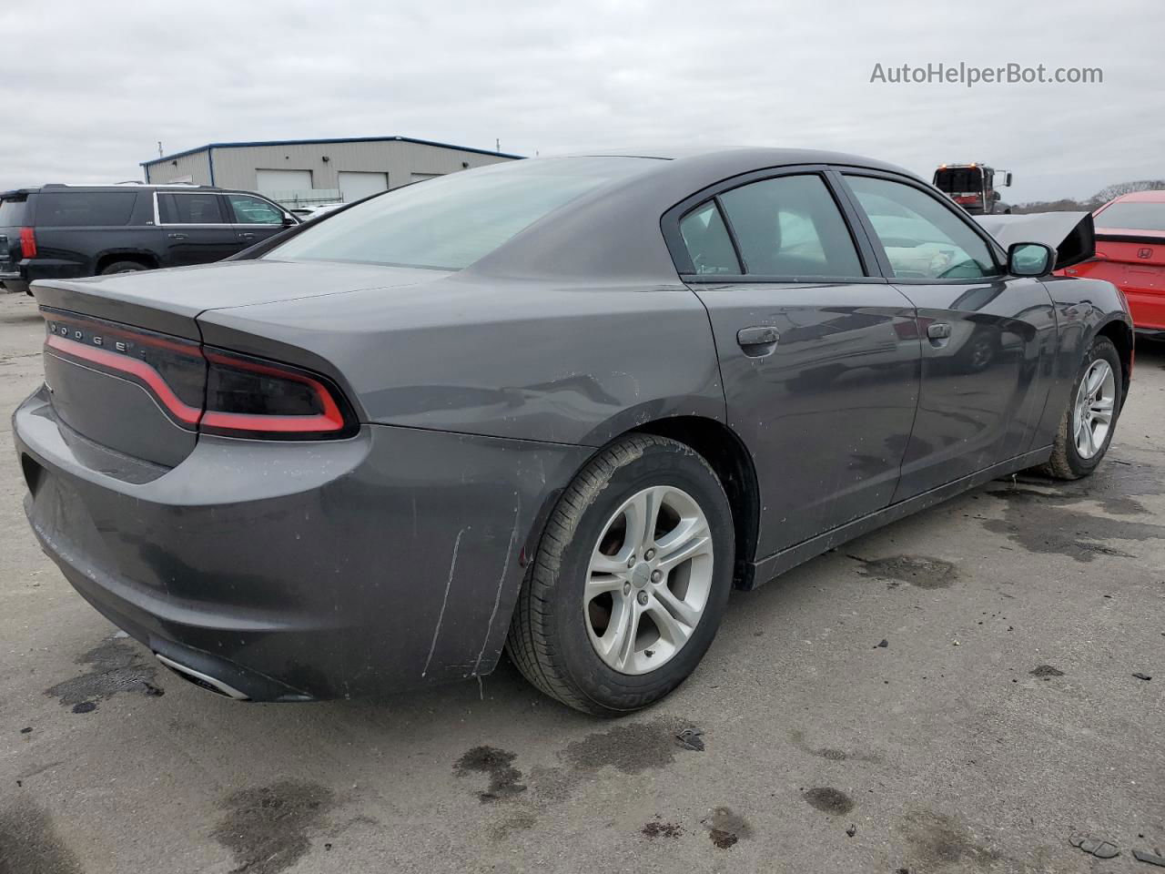 2016 Dodge Charger Se Gray vin: 2C3CDXBG3GH188107