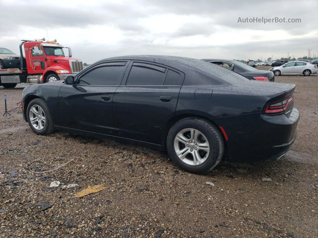 2017 Dodge Charger Se Black vin: 2C3CDXBG3HH518667