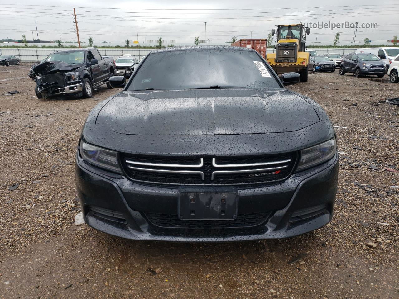 2017 Dodge Charger Se Black vin: 2C3CDXBG3HH518667