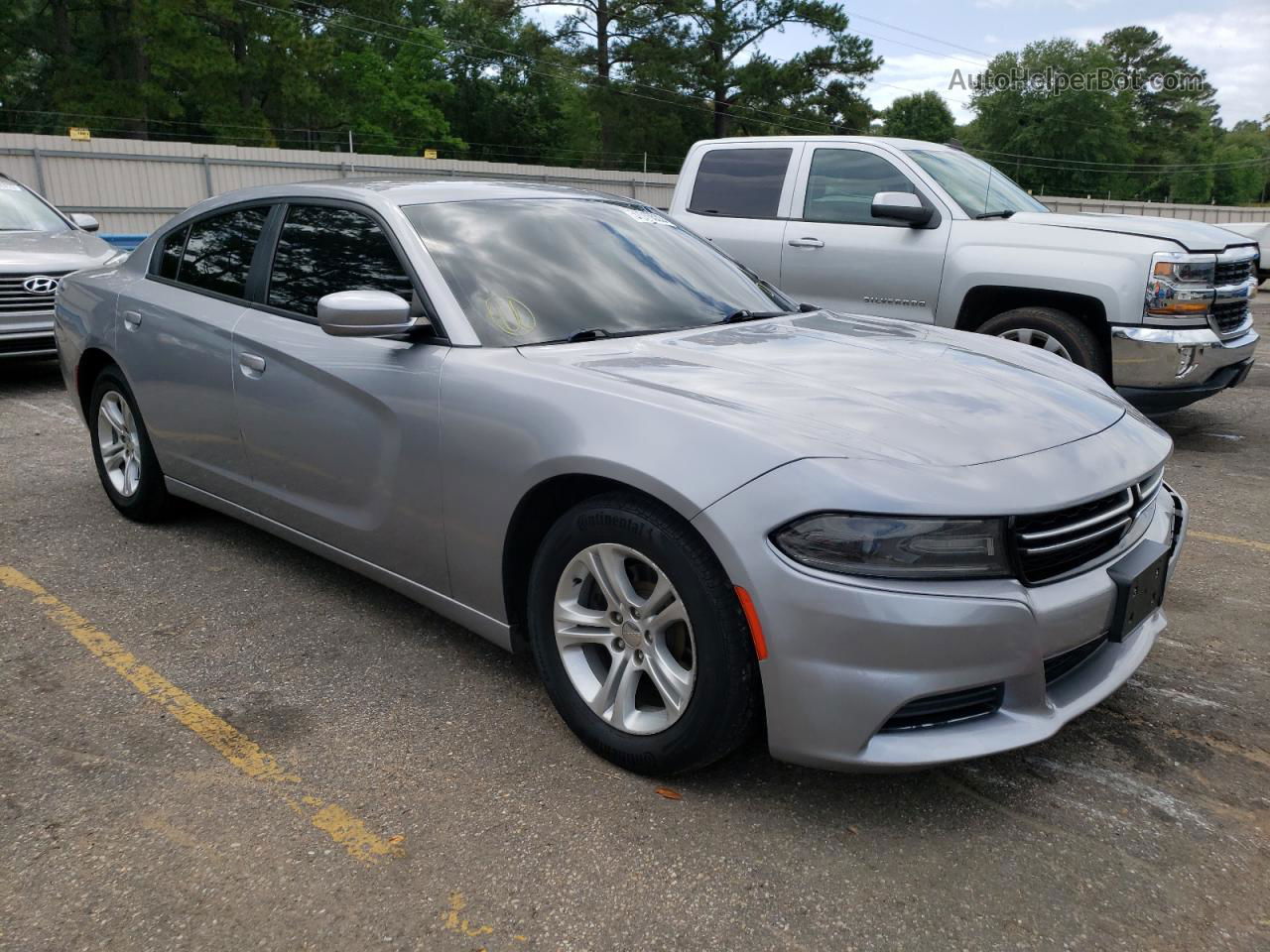 2017 Dodge Charger Se Серебряный vin: 2C3CDXBG3HH547702