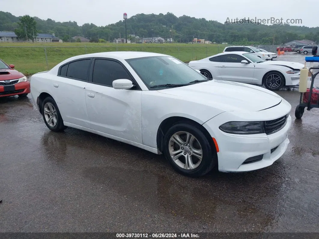 2017 Dodge Charger Se Rwd White vin: 2C3CDXBG3HH559557