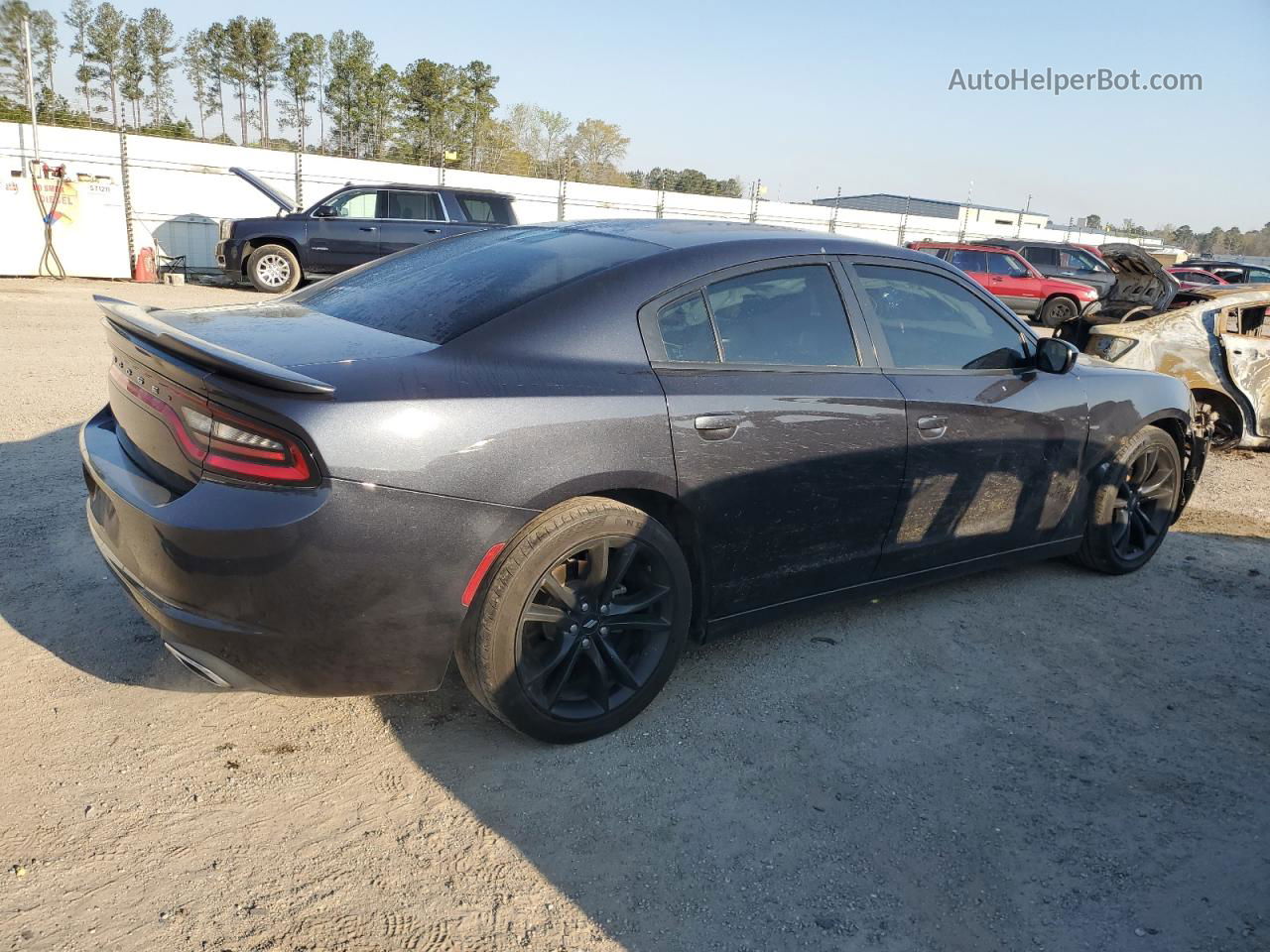 2017 Dodge Charger Se Серый vin: 2C3CDXBG3HH581817