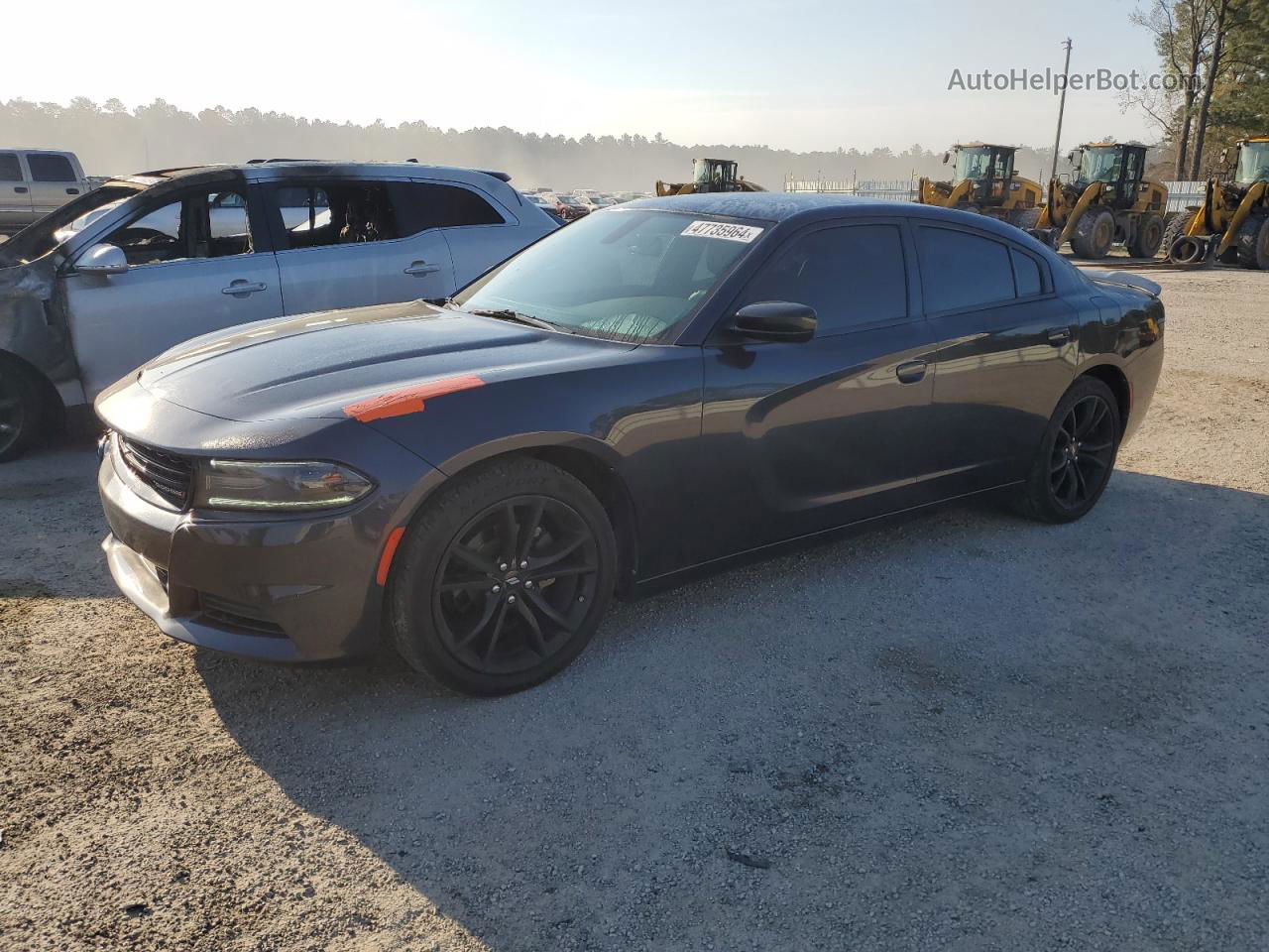 2017 Dodge Charger Se Gray vin: 2C3CDXBG3HH581817