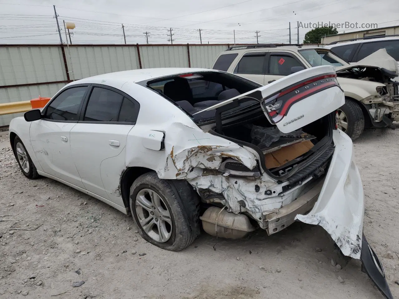 2017 Dodge Charger Se White vin: 2C3CDXBG3HH605338