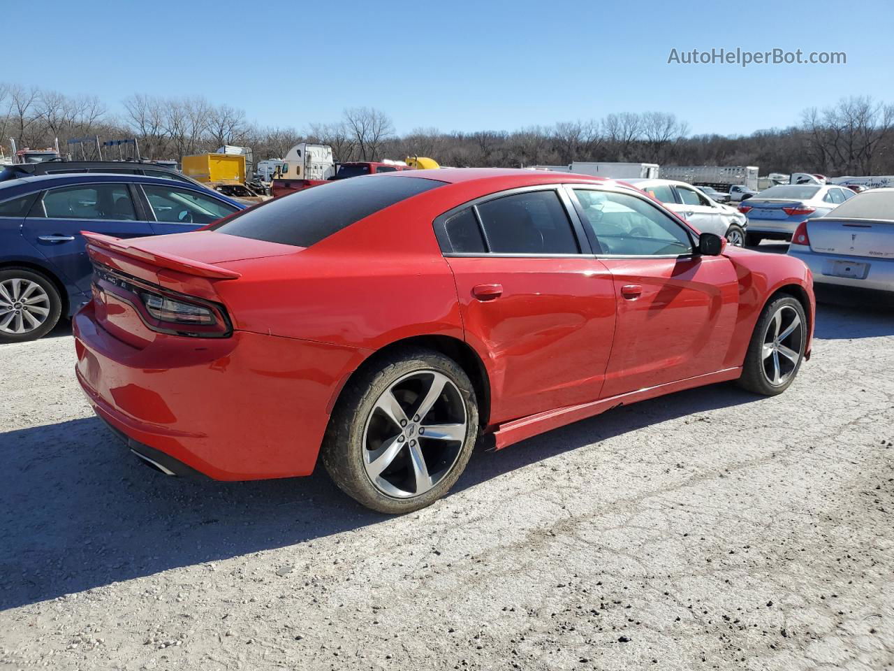 2017 Dodge Charger Se Красный vin: 2C3CDXBG3HH629879