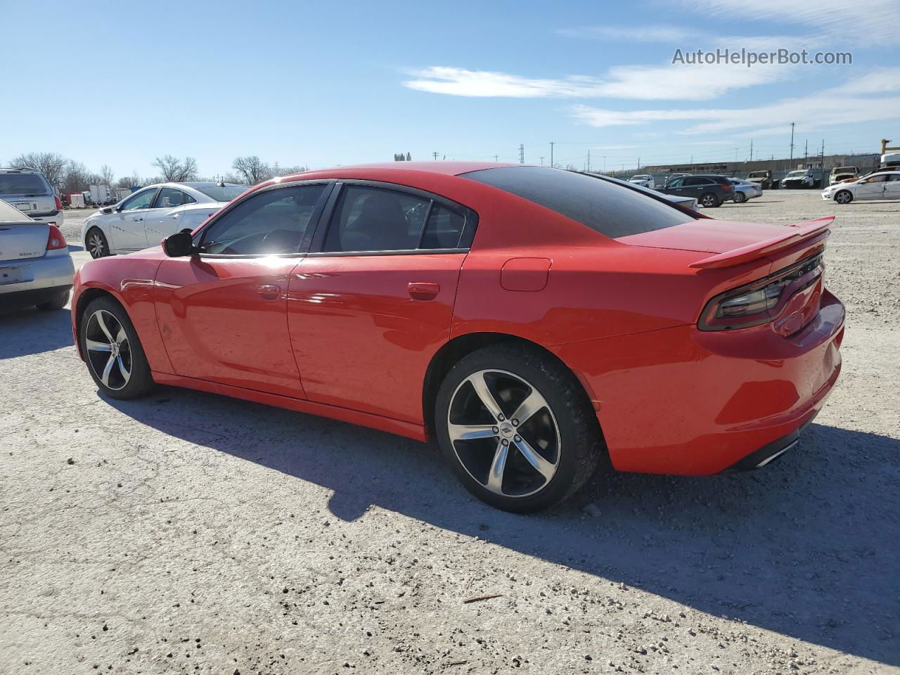 2017 Dodge Charger Se Red vin: 2C3CDXBG3HH629879