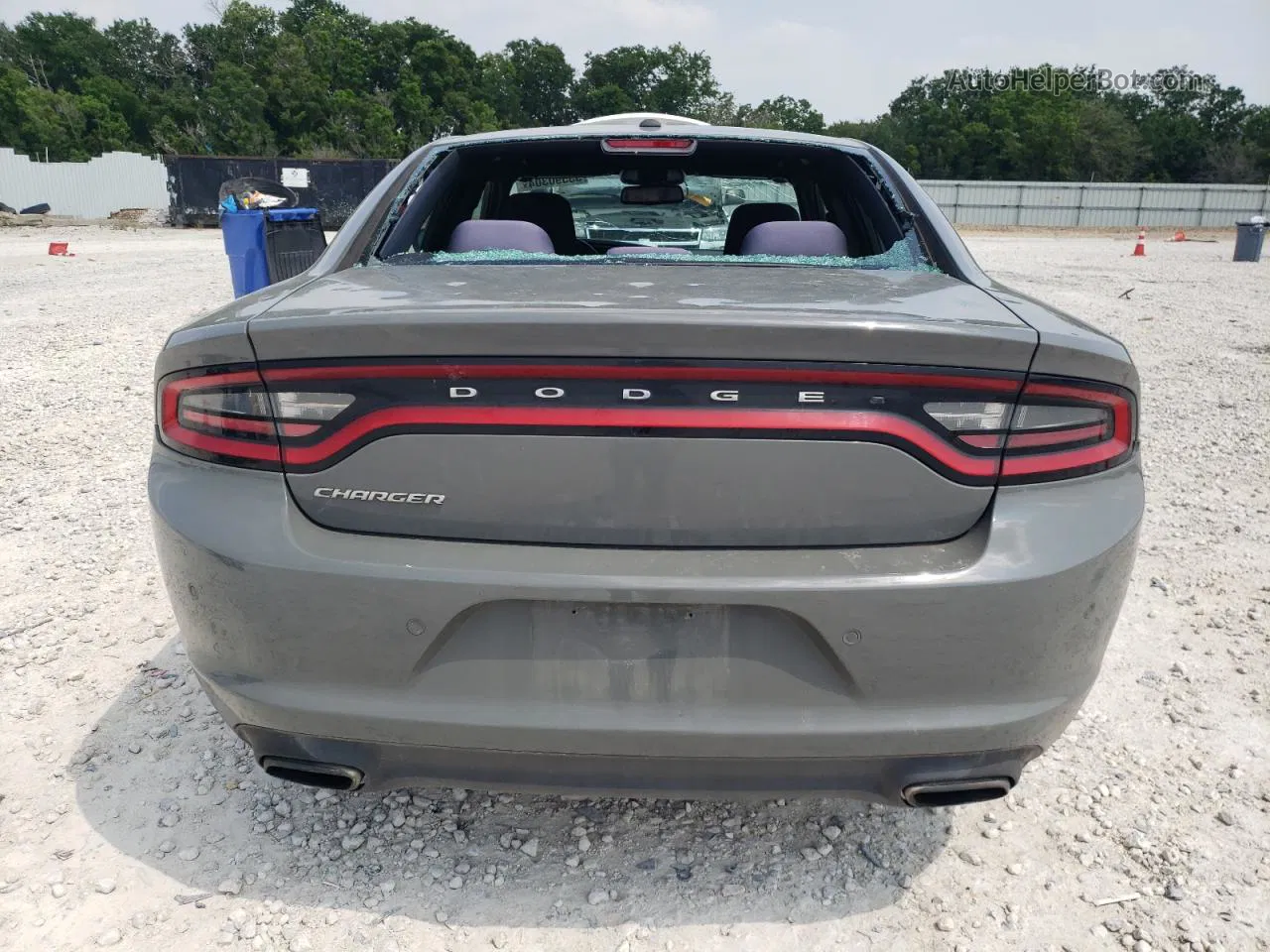 2017 Dodge Charger Se Gray vin: 2C3CDXBG3HH654765