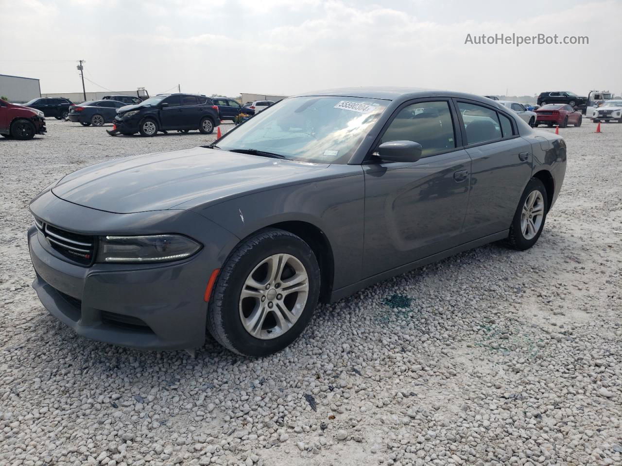 2017 Dodge Charger Se Gray vin: 2C3CDXBG3HH654765