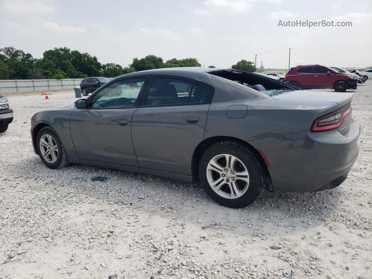 2017 Dodge Charger Se Gray vin: 2C3CDXBG3HH654765