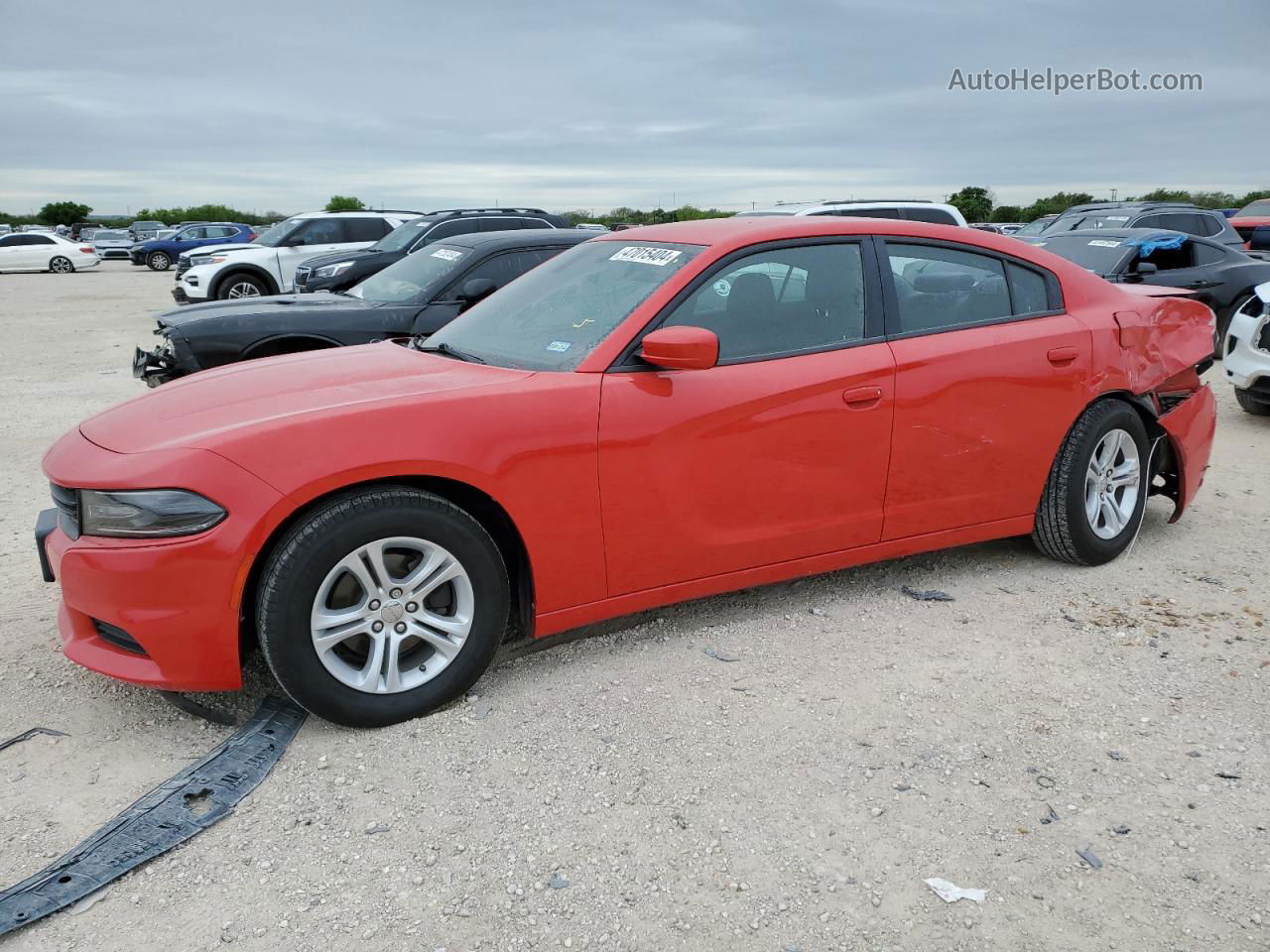 2018 Dodge Charger Sxt Красный vin: 2C3CDXBG3JH152313