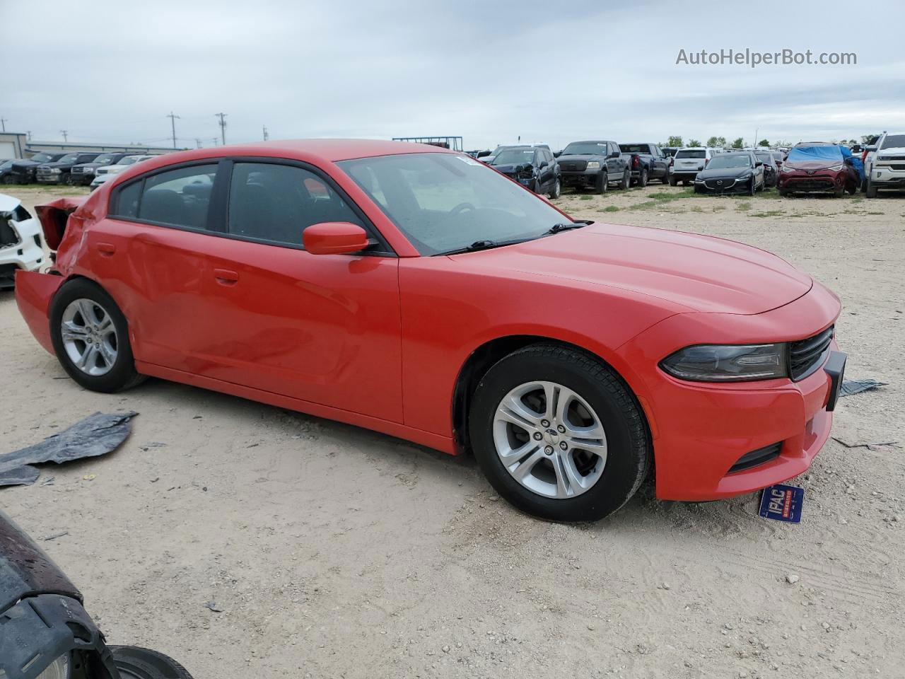 2018 Dodge Charger Sxt Красный vin: 2C3CDXBG3JH152313