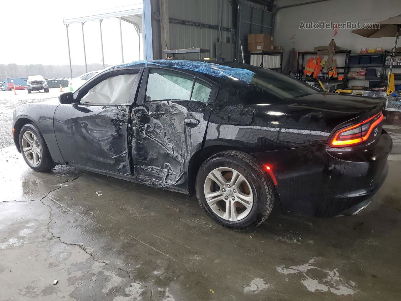 2021 Dodge Charger Sxt Black vin: 2C3CDXBG3MH518016