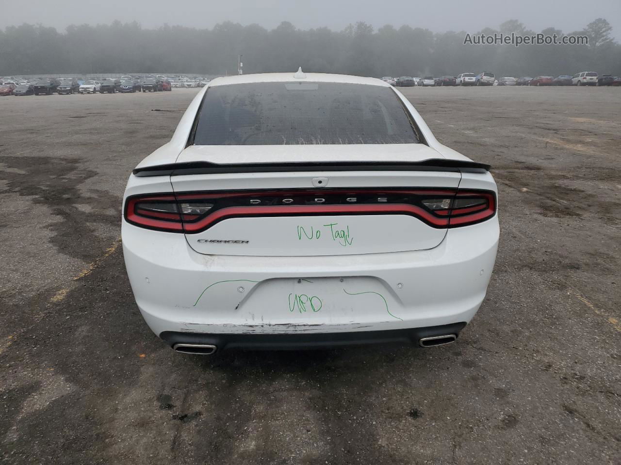 2021 Dodge Charger Sxt White vin: 2C3CDXBG3MH519408