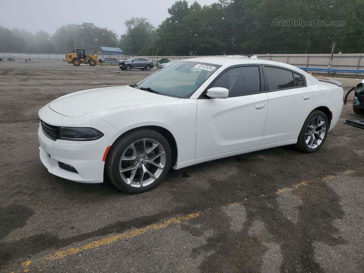 2021 Dodge Charger Sxt White vin: 2C3CDXBG3MH519408