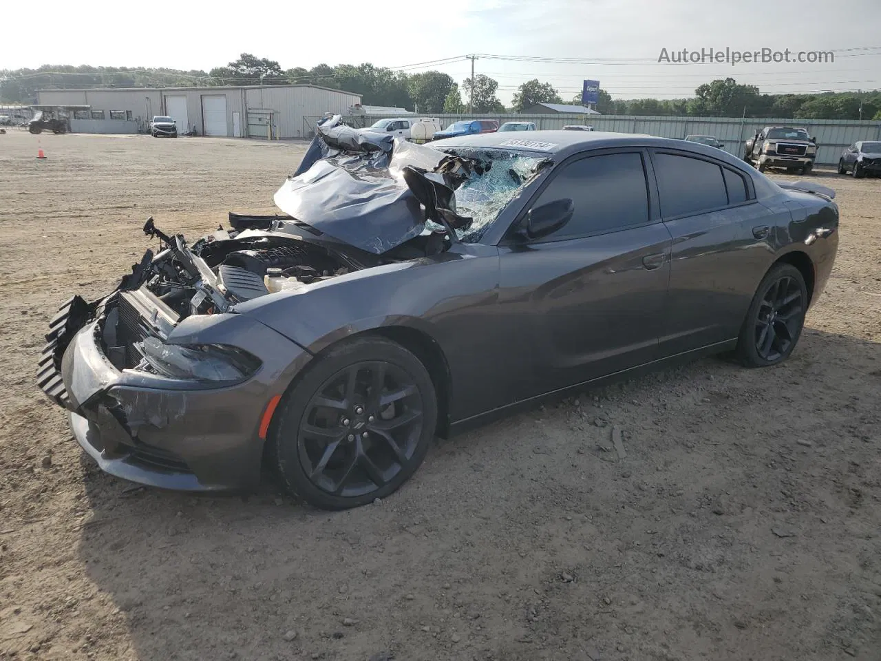 2021 Dodge Charger Sxt Gray vin: 2C3CDXBG3MH576899