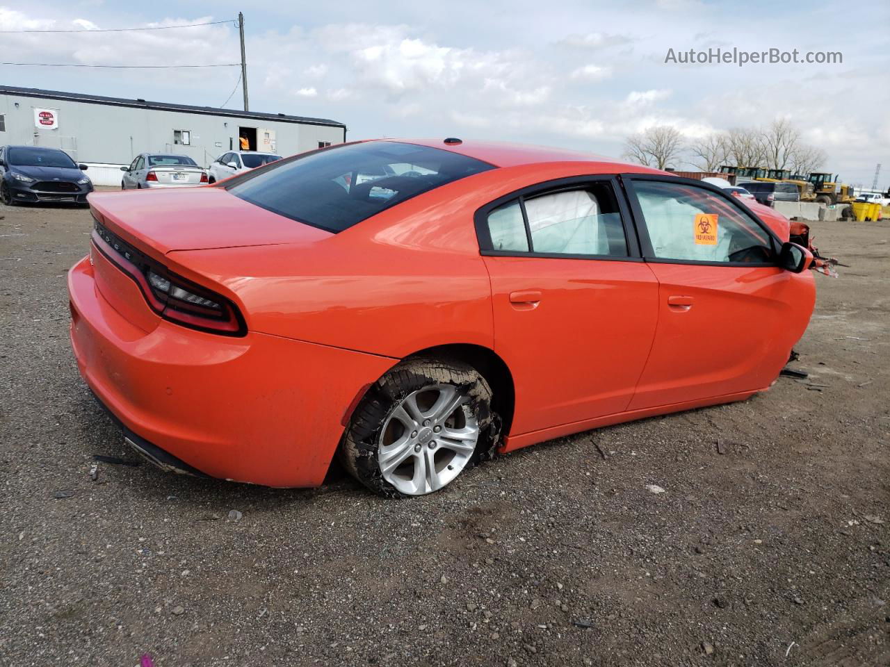 2021 Dodge Charger Sxt Orange vin: 2C3CDXBG3MH592035