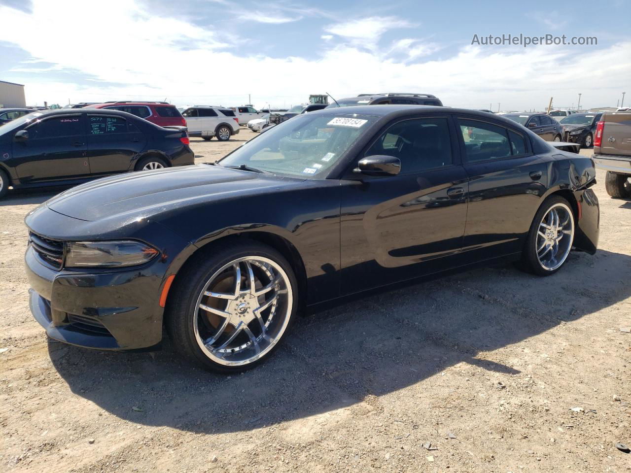 2021 Dodge Charger Sxt Black vin: 2C3CDXBG3MH632646