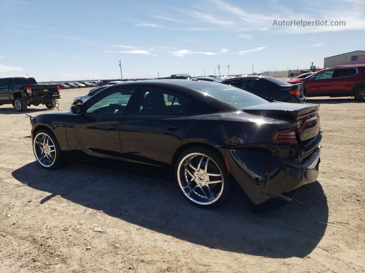 2021 Dodge Charger Sxt Черный vin: 2C3CDXBG3MH632646