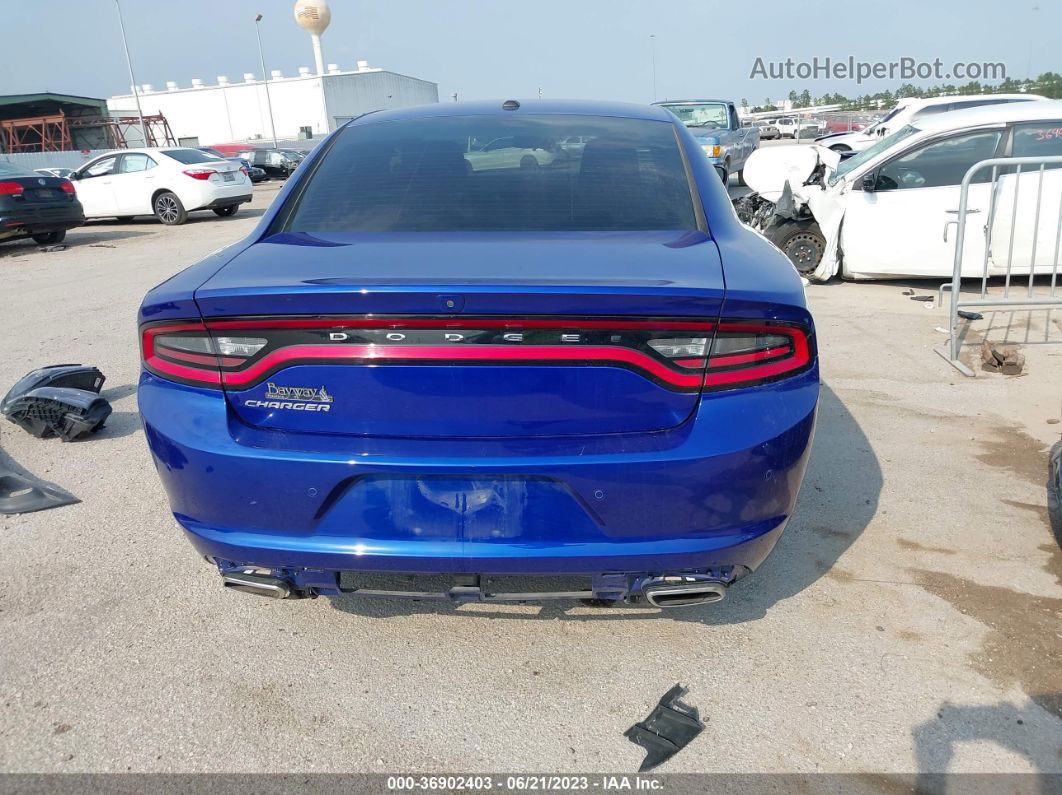 2021 Dodge Charger Sxt Синий vin: 2C3CDXBG3MH659880