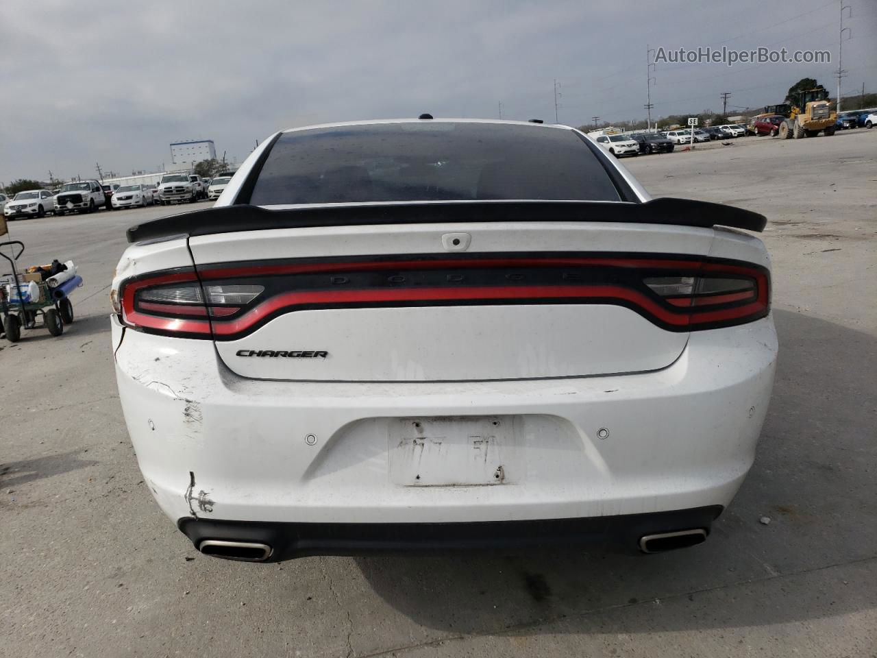 2021 Dodge Charger Sxt Белый vin: 2C3CDXBG3MH682687