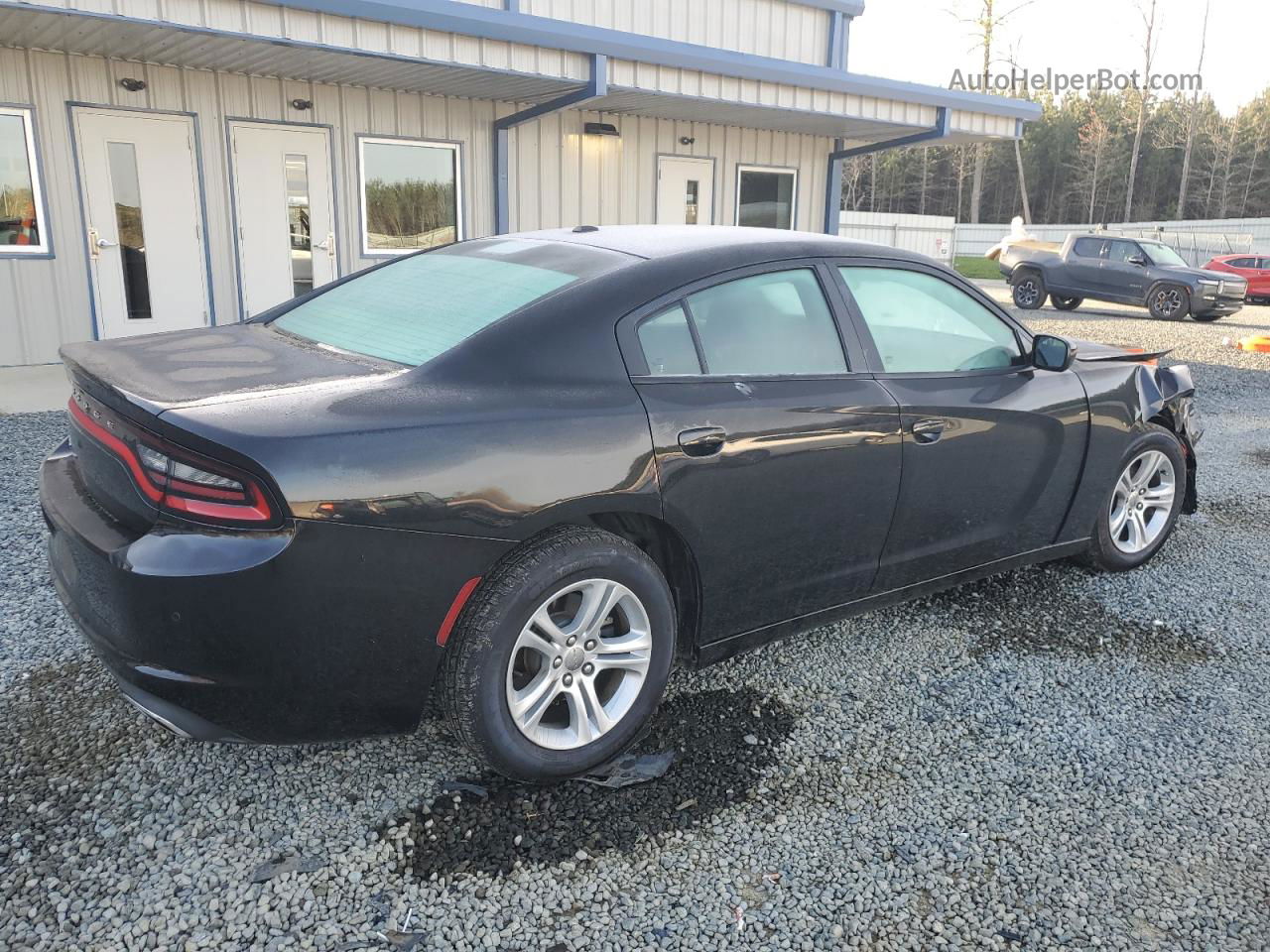 2016 Dodge Charger Se Black vin: 2C3CDXBG4GH242417