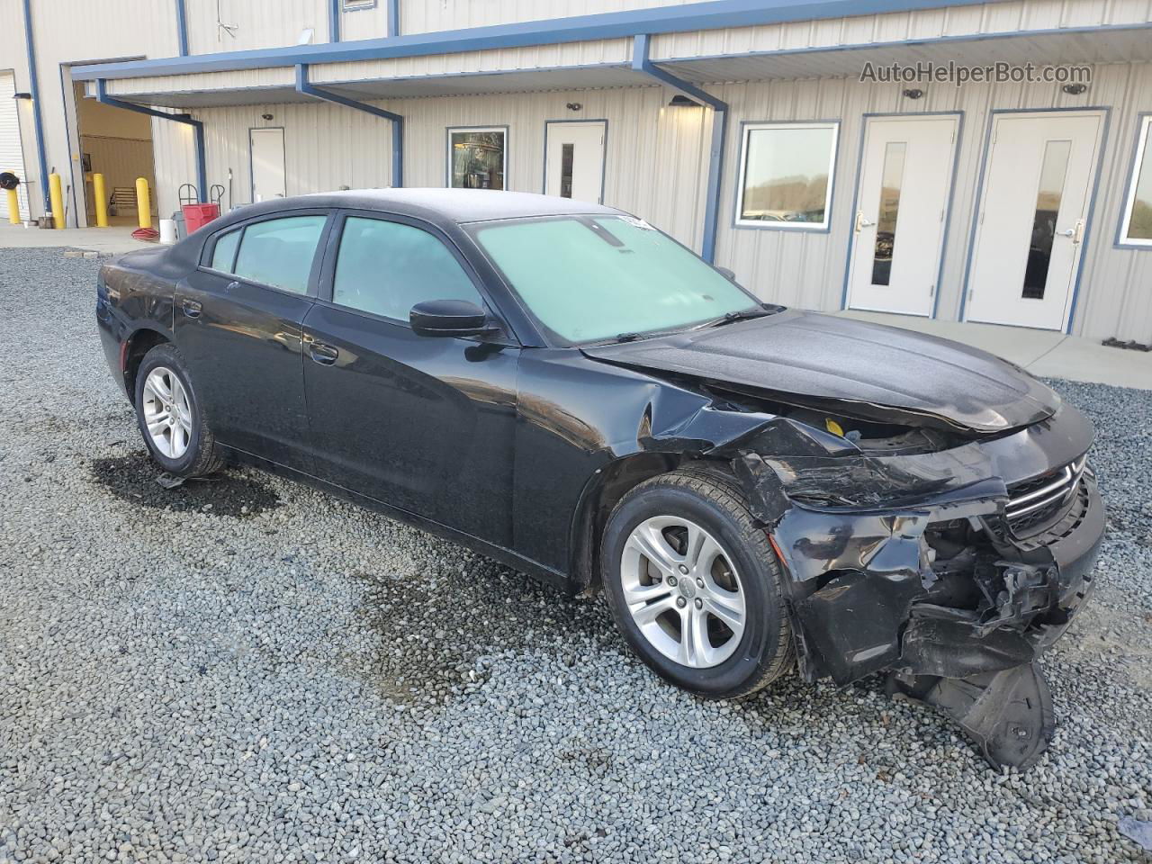 2016 Dodge Charger Se Black vin: 2C3CDXBG4GH242417