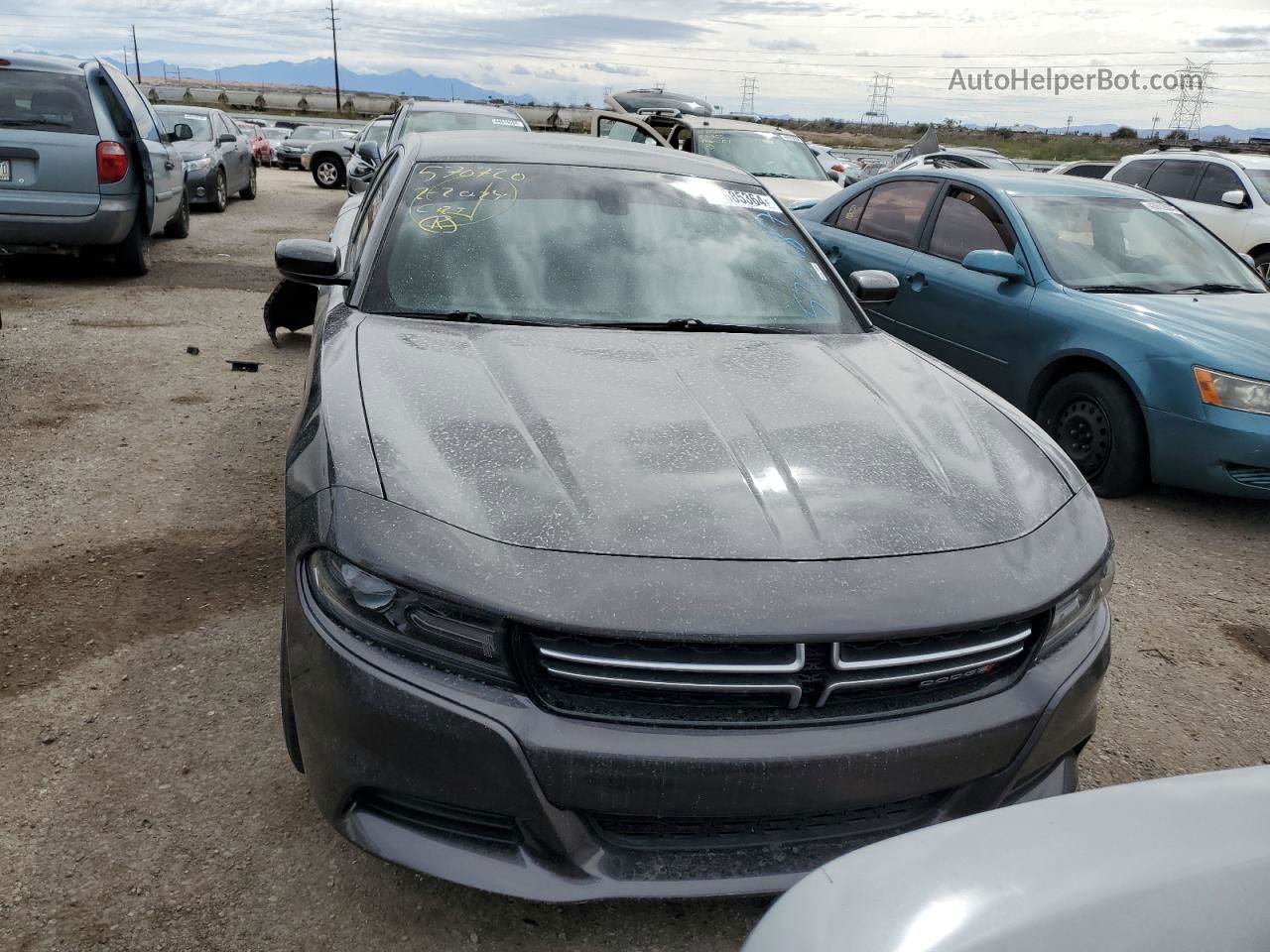 2017 Dodge Charger Se Charcoal vin: 2C3CDXBG4HH530987