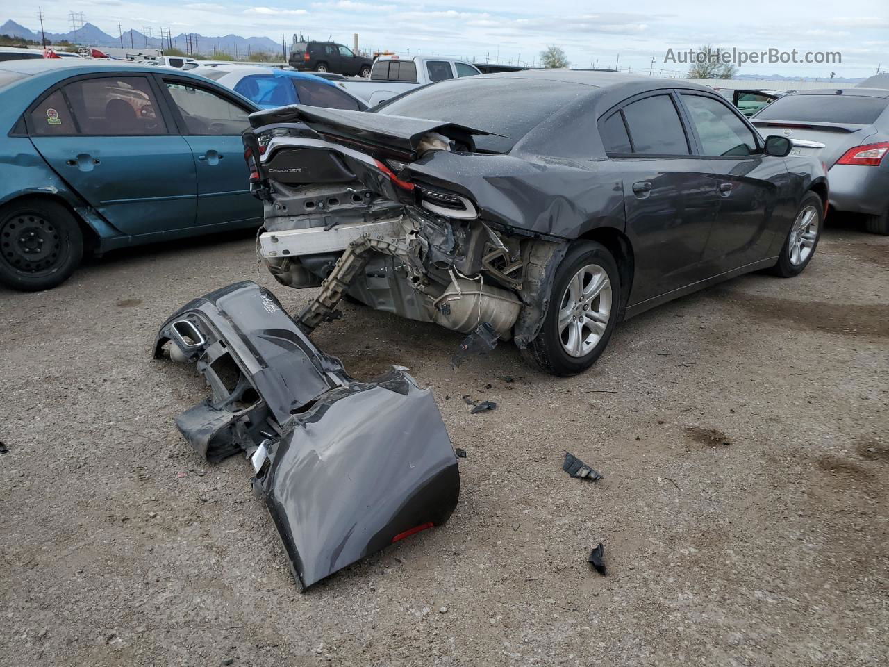 2017 Dodge Charger Se Charcoal vin: 2C3CDXBG4HH530987