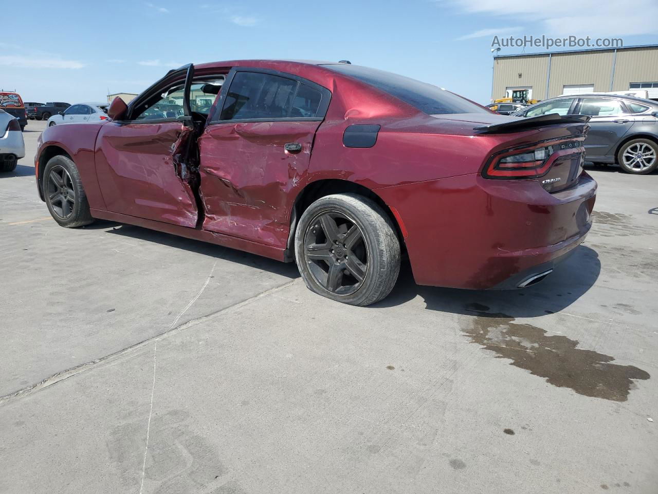 2017 Dodge Charger Se Red vin: 2C3CDXBG4HH541200