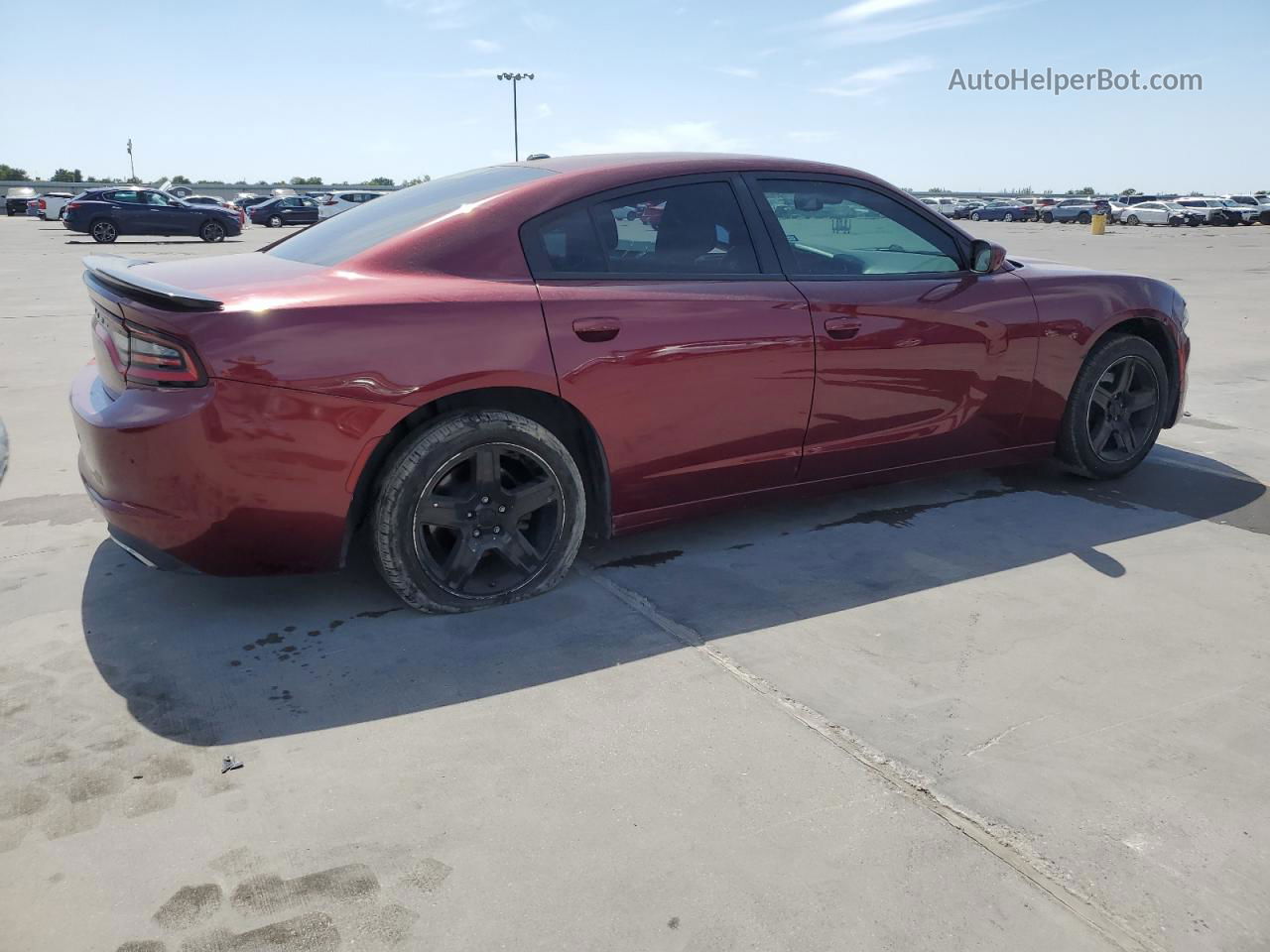 2017 Dodge Charger Se Red vin: 2C3CDXBG4HH541200