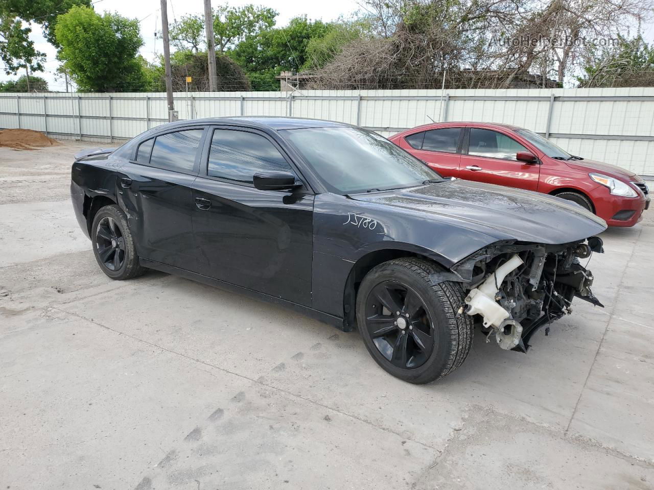 2017 Dodge Charger Se Черный vin: 2C3CDXBG4HH623850