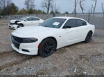 2018 Dodge Charger Sxt Rwd White vin: 2C3CDXBG4JH126223