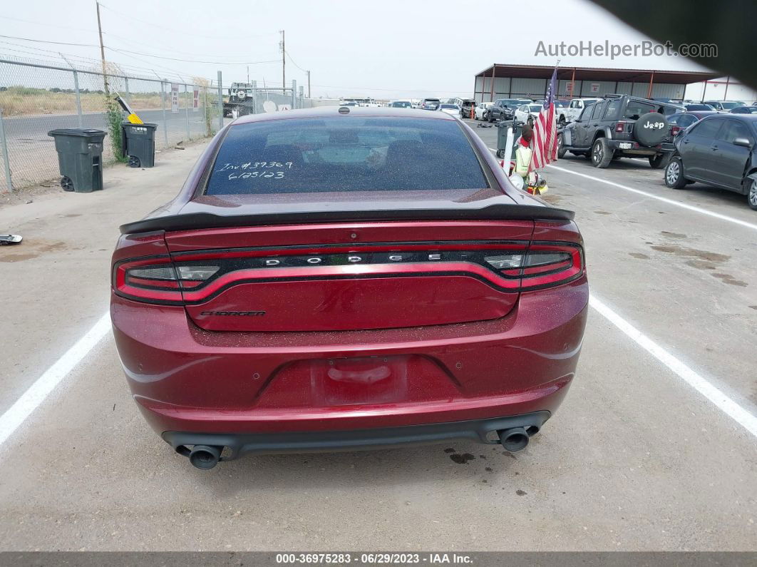 2018 Dodge Charger Sxt Темно-бордовый vin: 2C3CDXBG4JH307127