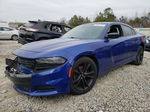 2018 Dodge Charger Sxt Blue vin: 2C3CDXBG4JH328866