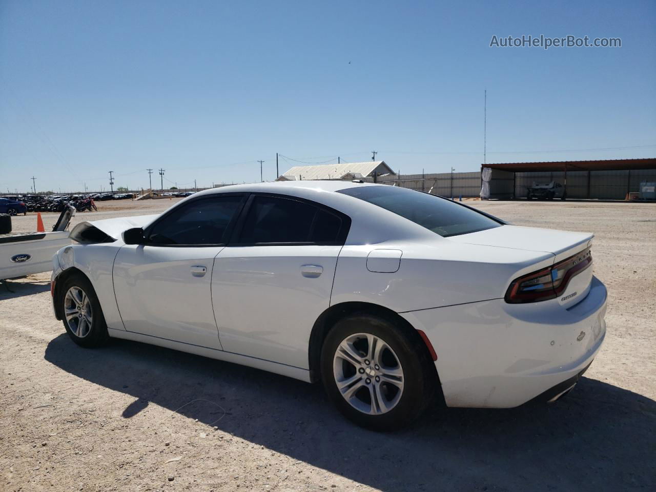 2021 Dodge Charger Sxt White vin: 2C3CDXBG4MH515027